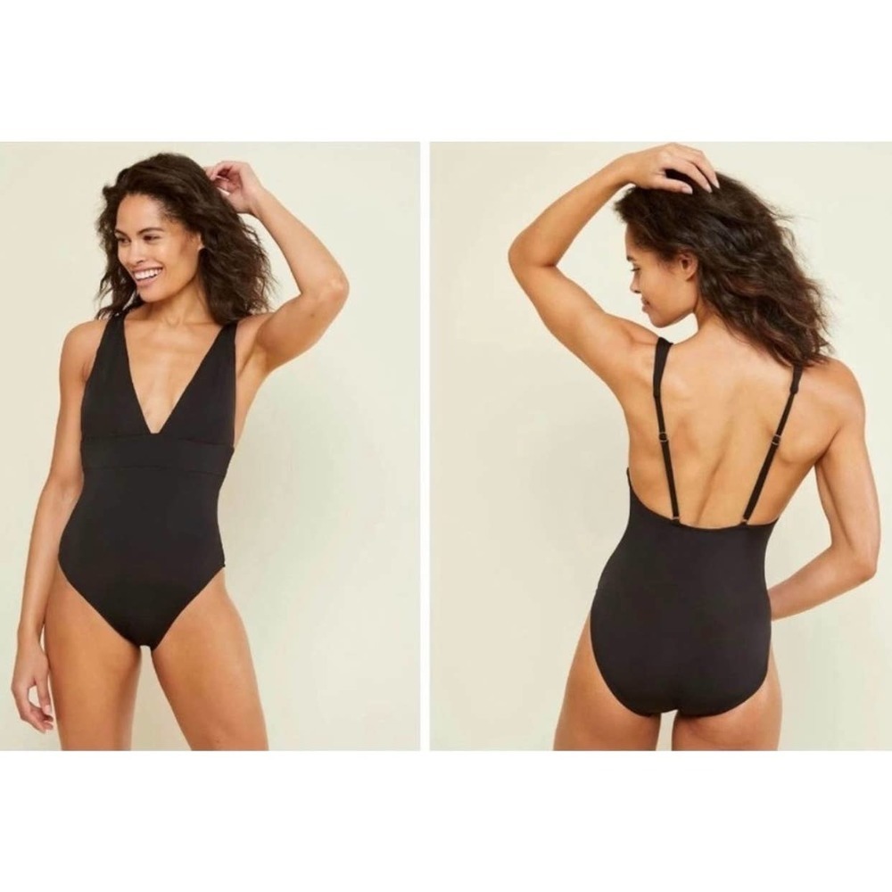 NWT Andie Swim The Sardinia One Piece Bathing Suit Size XL Black